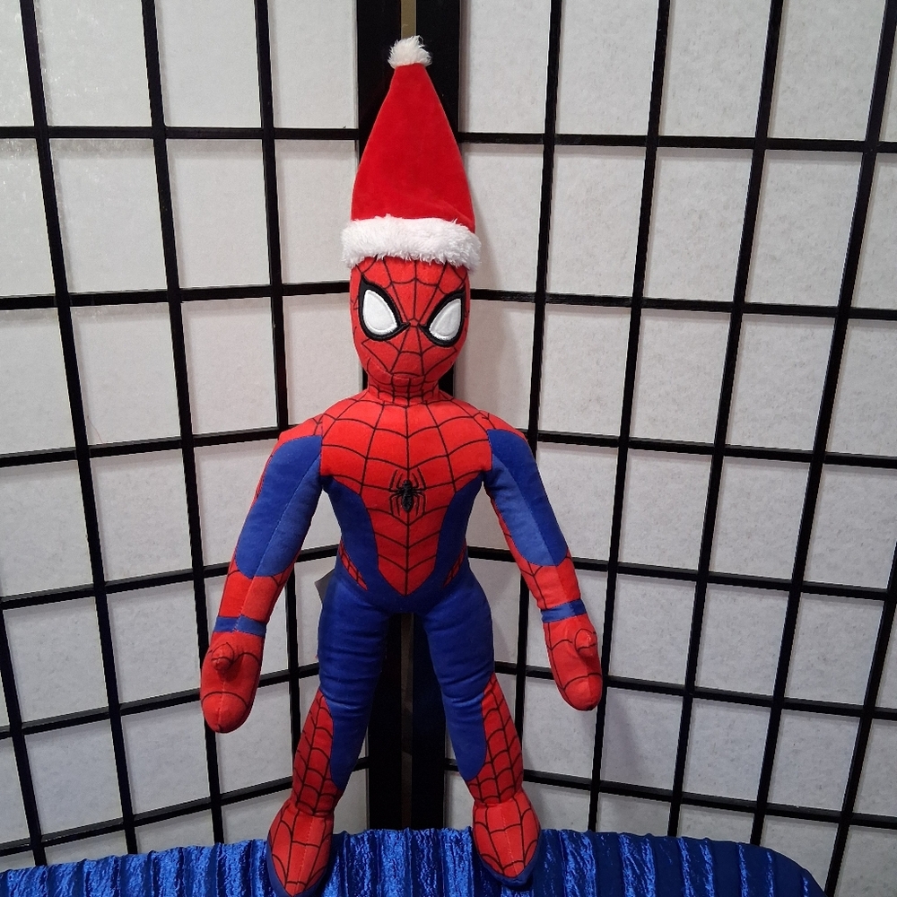 Spiderman Plush Toy with Red and Blue Suit
